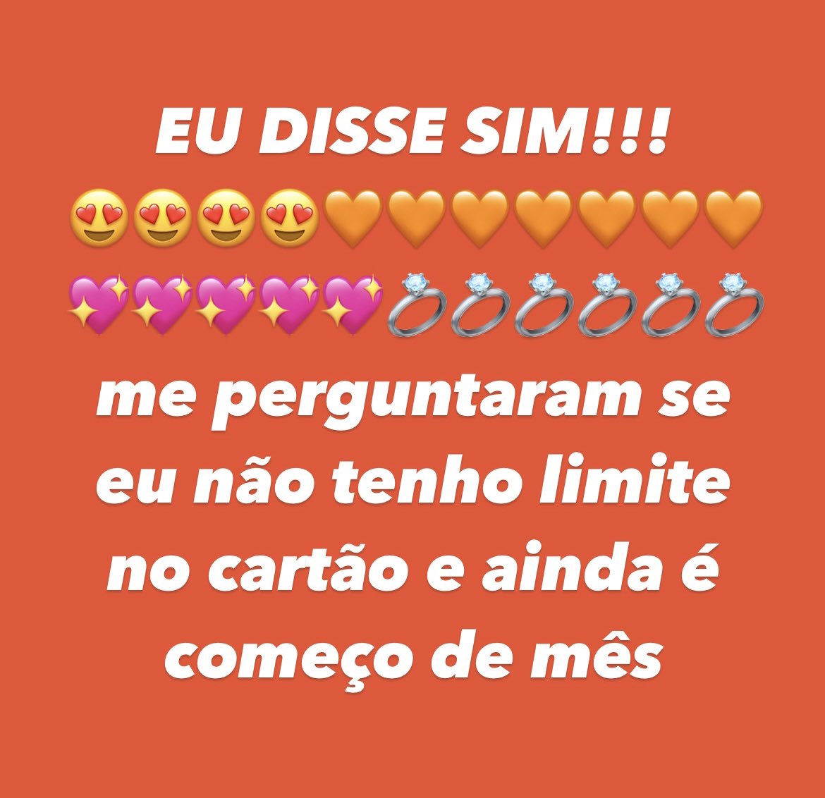 shopee_br's tweet photo. SIM!!!! 💍🧡 https://t.co/Ep3hewaBtC
