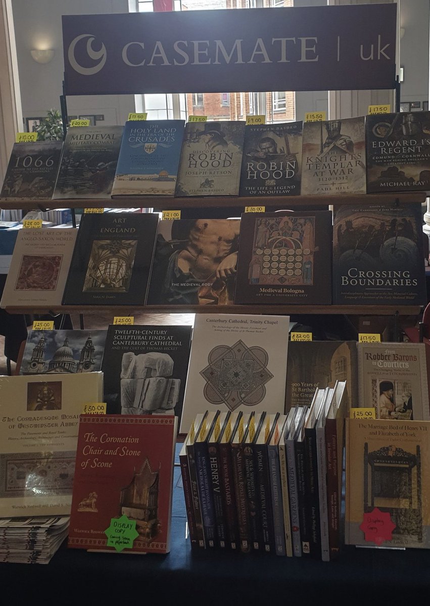 PeterNLindfield's tweet image. Great to see my book on the #RoyalMarriageBed on the front row of @OxbowBooks stand at @IMC_Leeds this week (whilst I was in Rome at #ISECS2023). The book’s launch party is this Weds @chethamslibrary. You can still in for the launch w/ talks &amp;amp; reception: library.chethams.com/whats-on/a-tud…