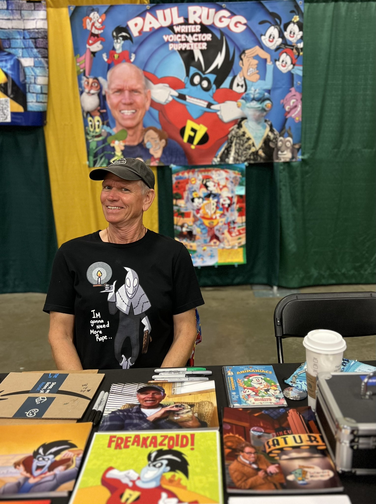 Paul Rugg on Twitter "Ready to greet you at the Fredericksburg Comic