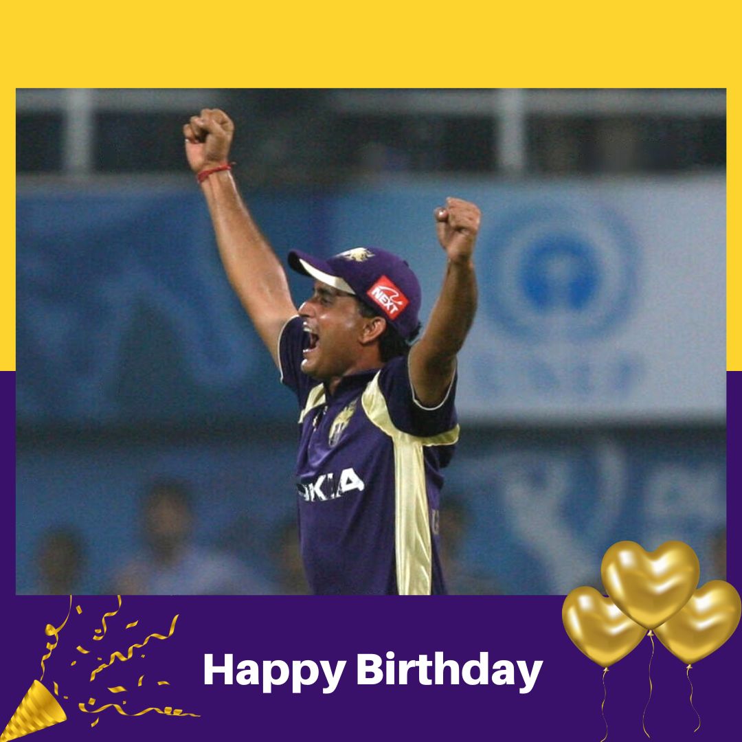        .      .      .

Join us in wishing a very happy birthday to our first captain Sourav Ganguly. 