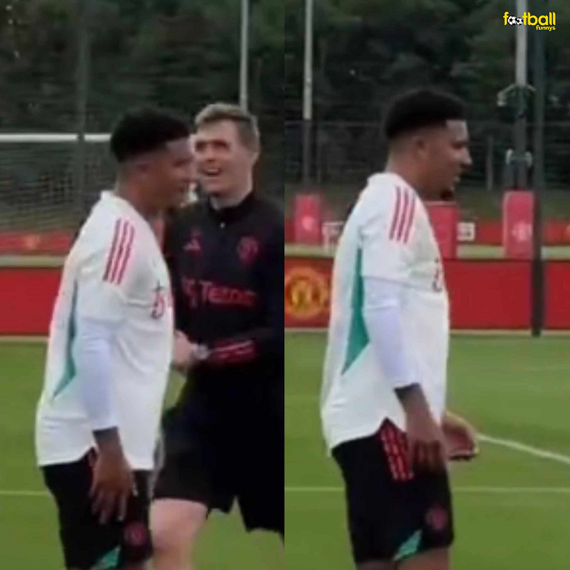 TheClubPark's tweet photo. It's not looking good for Jadon Sancho 👀 https://t.co/3R08ZkOO6D