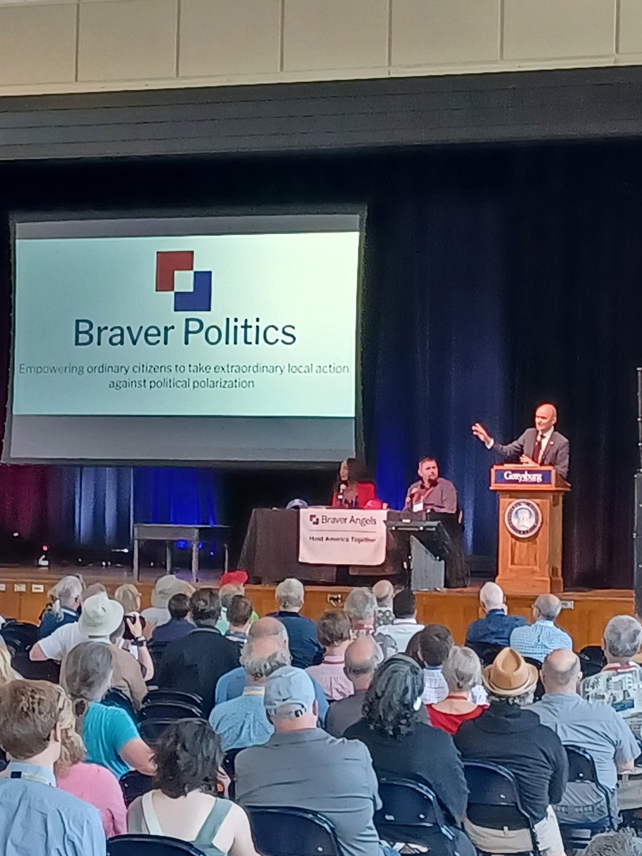 Bruce4CCL's tweet photo. A real leader addresses the @braverangels Plenary to explore with us the hard work of saving the Republic. 
Thank you, Governor Spencer Cox (R, Utah) https://t.co/KZehqpDkA9