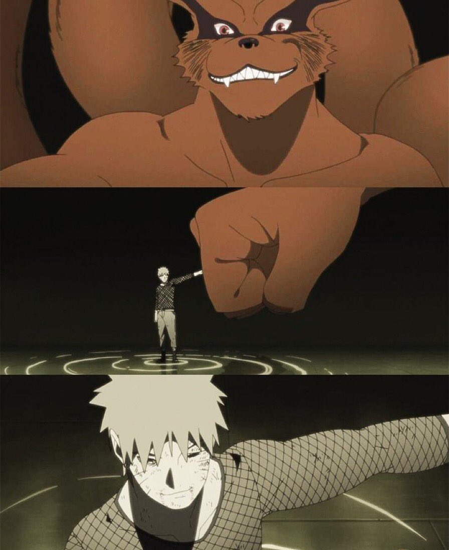 NarutoVibe's tweet photo. Naruto &amp; Kurama 👊 https://t.co/JbAsUHg4jG