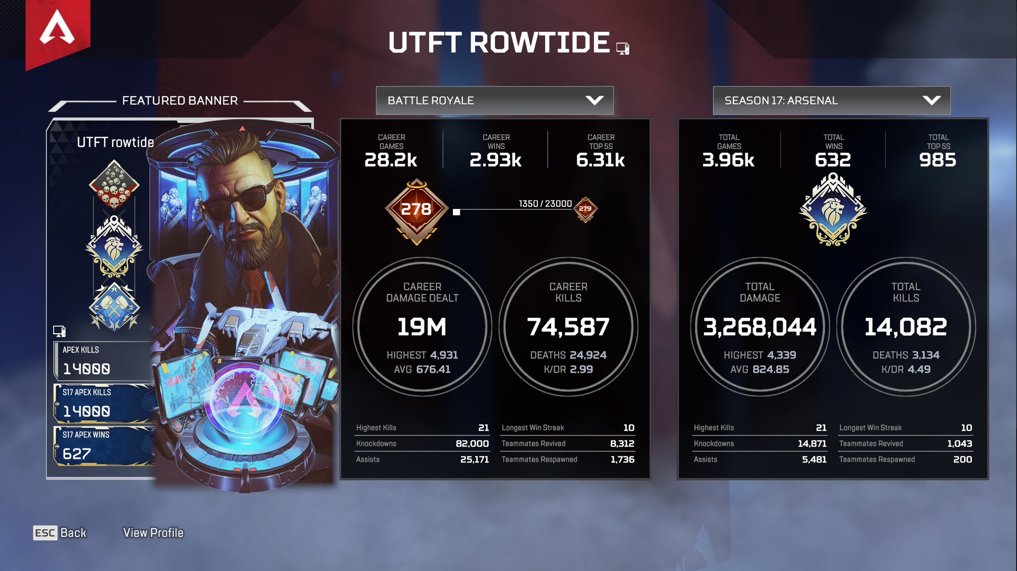 UTFT rowtide on Twitter "14,000 Ballistic Kills 1 Ballistic PC