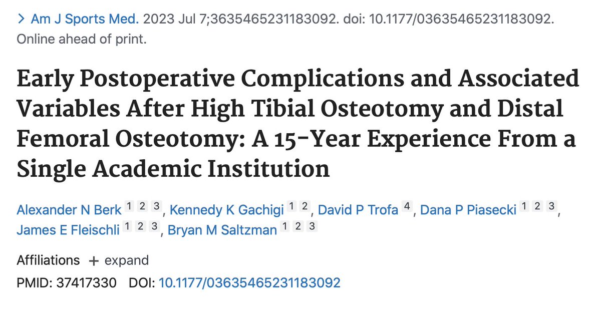 Bryan M. Saltzman, MD FAAOS tweet media