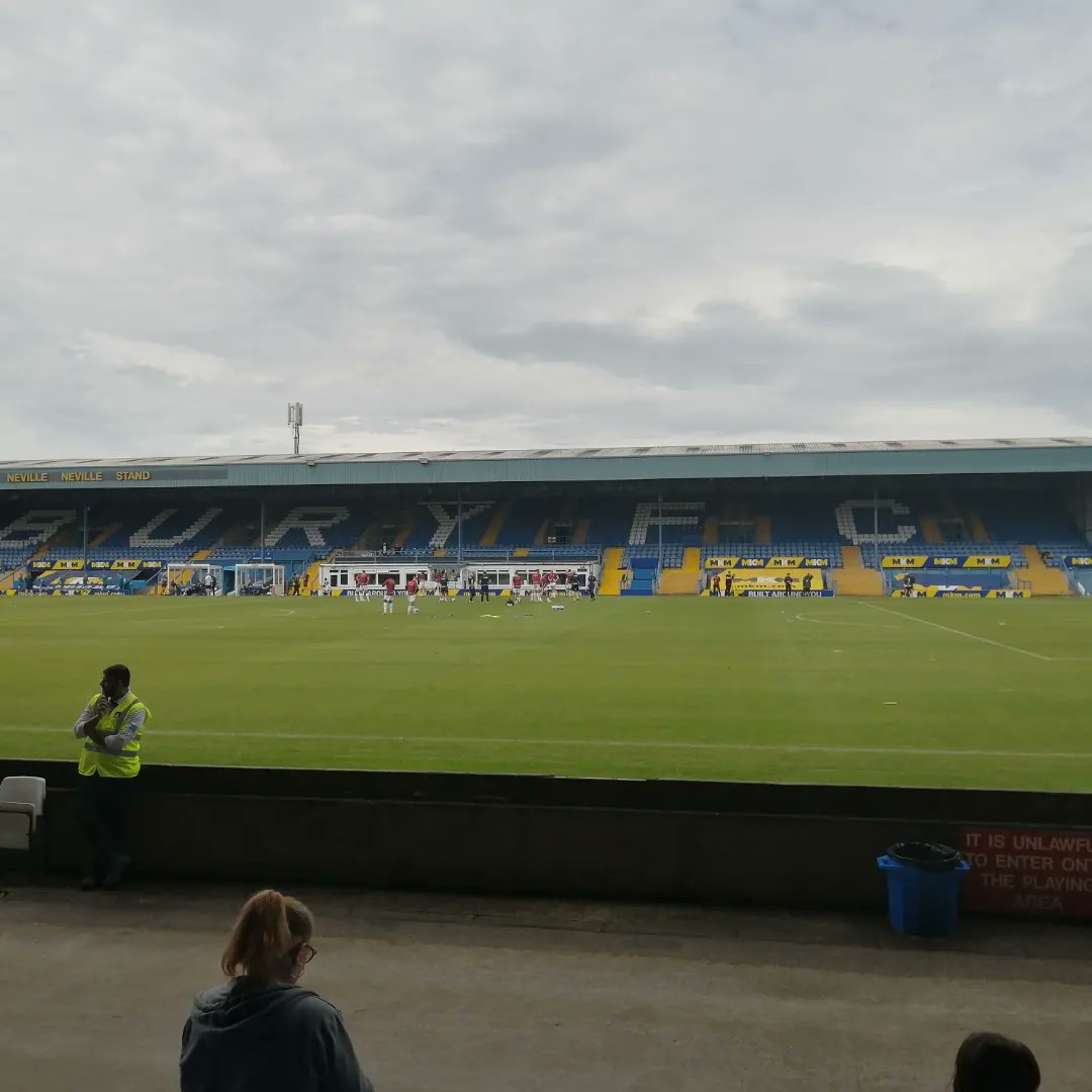 GroundhopperG's tweet photo. Bury v Bradford City - Game #1 Nice to see Bury Legend Jon Newby in attendance too. https://t.co/IQe8Pol1gS
