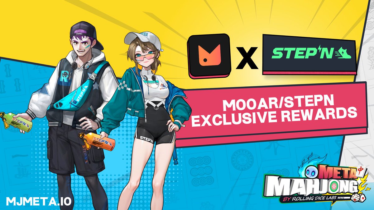 0xMJM's tweet photo. Participate in the 0xTama WL/AL raffle mint on MOOAR for a chance to win big!  🚀 

🎁As a bonus, every participant will receive an exclusive Stepn  fashion set for Mahjong Meta!  

➡️Join now: https://t.co/Y5dsXus9wr https://t.co/YDHZB2Xlf8