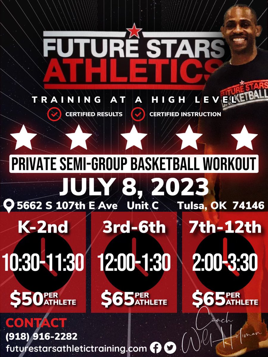FutureStars_Ok's tweet image. Today is The Day We See And Work With 
More 
Future ⭐️⭐️⭐️Stars 
Tulsa Oklahoma Let’s Work!!!
#FSAT
