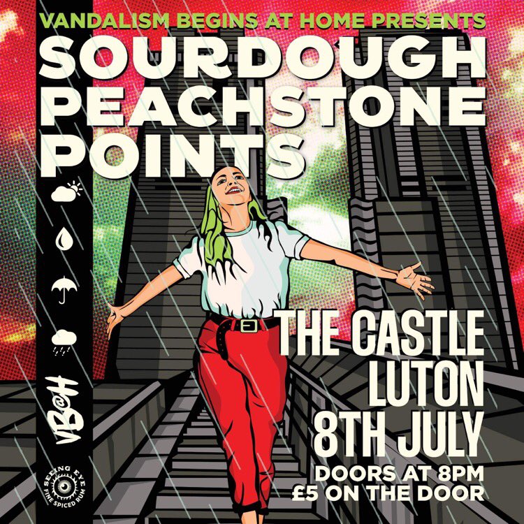 Can’t wait for tonight. Gonna be absoLUTONly lively. @BandSourdough @peachstonemusic & #Points @TheCastleLive tonight from 8pm. The only place to be.