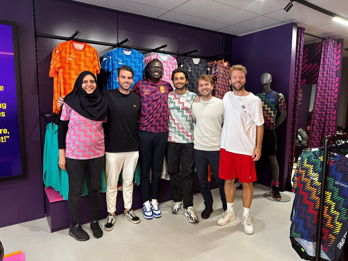 Yesterday, I was hosted by <a href="/KLABUofficial/">KLABU</a> at their vibrant office/store in Amsterdam, Netherlands! 🌟 

KLABU is a Dutch NGO and social enterprise empowering refugees globally through the power of sports. ⚽️🌍

#WithRefugees