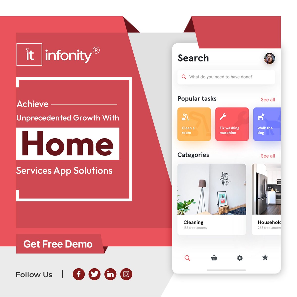 itinfonity's tweet photo. Achieve unprecedented growth with Home-services App Solutions
https://t.co/fcu0n00fBO
#homeserviceapp #maintenance #home #acserviceapp #electrician #repair #ropurifierservices #modularkitchen #interiordesignideas #Homeapps #healthapp
10m https://t.co/0iLpYobW51