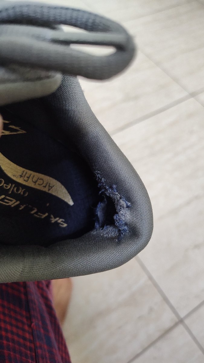 Hugely disappointed by <a href="/SkechersIndia/">Skechers India</a>. This is the condition of shoes within 4-5 months of use. Customer care doesn't want to take any action after multiple follow ups! <a href="/SkechersIndia/">Skechers India</a> if you care about your regular customers, take action! #skechers #frustrated #badcustomerservice