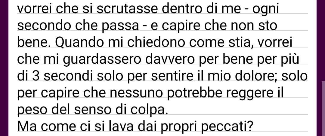 parte di pagine del mio diario
Titolo: Lava del proprio peccato
