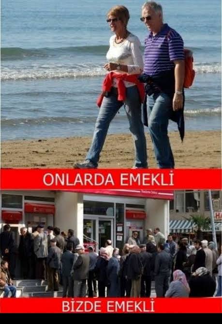 cetoo721's tweet photo. Başka Ülkelerde Emekli baş üstünde tutuluyor.
Kalan ömürlerini huzur ve refah içinde geçirmeleri için hertürlü imkan sağlanıyor..
Bizde ise Parazit muamelesi yapılıyor. Biran önce Ölsünler de, maaş vermeyelim derdindeler..
#EmekliyiKÖKtenÖldürdünüz https://t.co/BcSkr701Eb