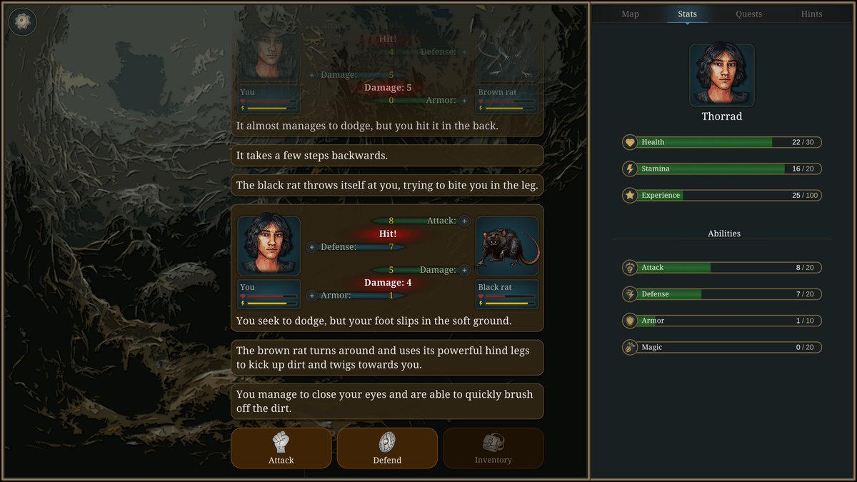 FabletreeDk's tweet image. Serania - Path of the Scion is an enhanced text-based RPG coming to the PC!
Completely rewritten from the popular mobile version, with an extended story and new features.

Wishlist here: store.steampowered.com/app/2022700/Se…

#screenshotsaturday #indiedev #indiegames #textgame #visualnovel