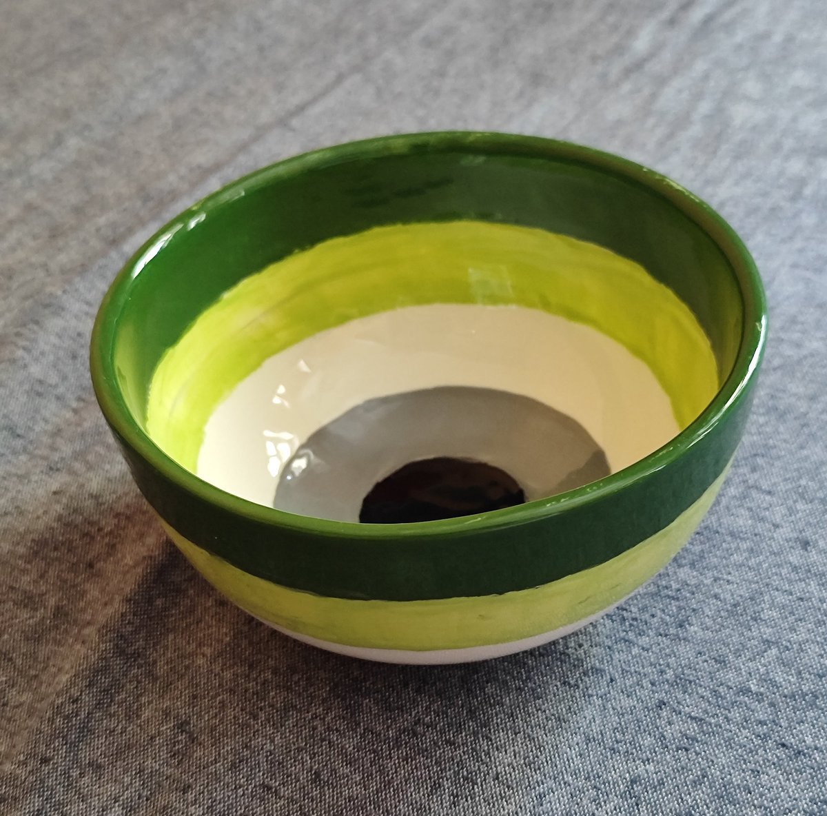 LightLadyLena's tweet photo. An aromantic bowl, painted by me at the bachelorette party of my sister-in-law https://t.co/E9VRGV8Cey