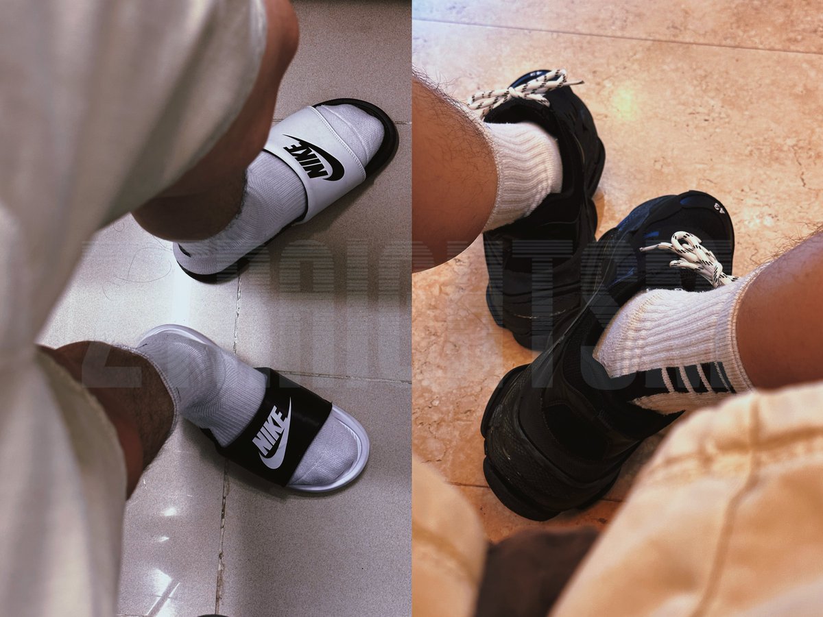 拖鞋❓波鞋❓BOTH❓
(請無視雙重ELITE🧦🧦)