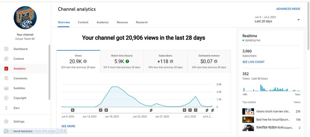 harunst21's tweet photo. @DigiSay sir i want to join my channel cms and graw my channel ,my channel monitize, 3k subscriber,6k watchtime, and 50k views no copyright so please accept me and Video Content Management System please give me . https://t.co/Uv8IHp13Rn