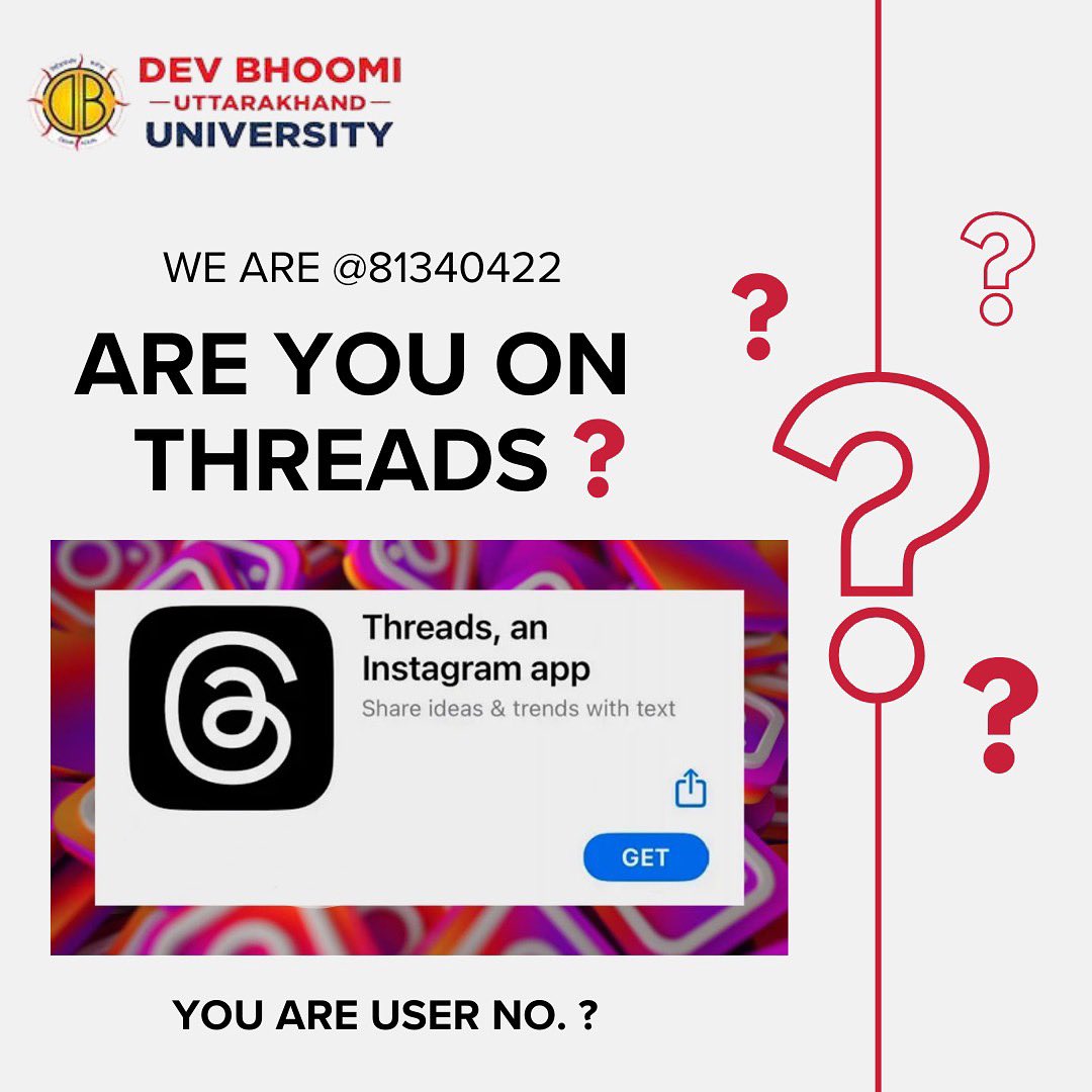 dbuu_dehradun's tweet image. Are you on Threads? 

Share your handle below and let&apos;s connect! 

We are user 👉  @ 81340422

#instagramthread #dbuu #instagram #thread #join #devbhoomiuttarakhanduniversity #letsconnect