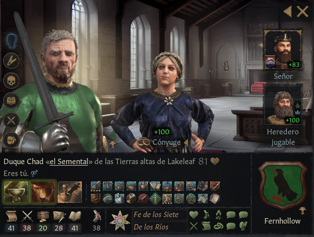 Tetera_Bastarda's tweet photo. Pronto traeré serie del mod de Juego de Tronos para Crusader Kings 3. De momento os dejo con una captura de mi personaje de prueba. Un auténtico bicho. https://t.co/xwrhvfM7rj