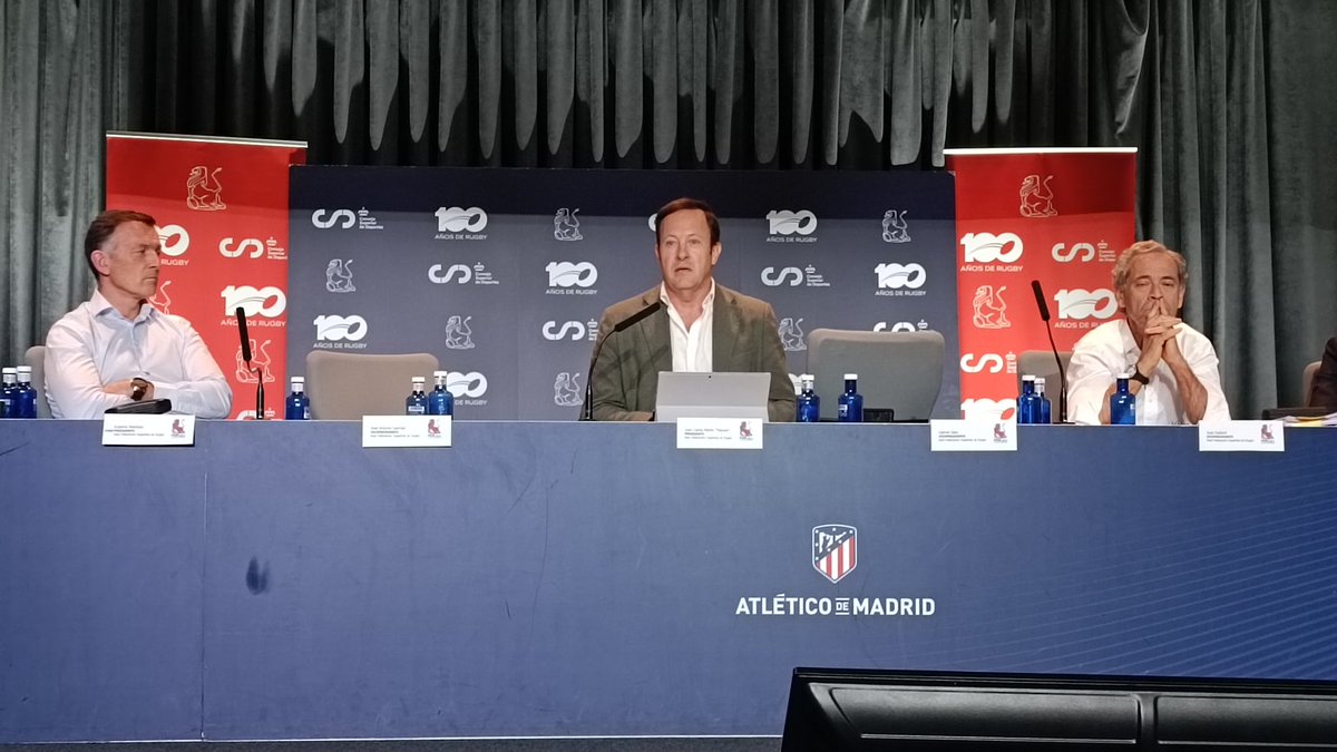 ferugby's tweet photo. @Carloshansen2 Después del turno de preguntas, el presidente de la #FERugby cierra la #AsambleaGeneral dando las gracias a todos los asambleístas y al rugby español. https://t.co/3fLVzB12Mr