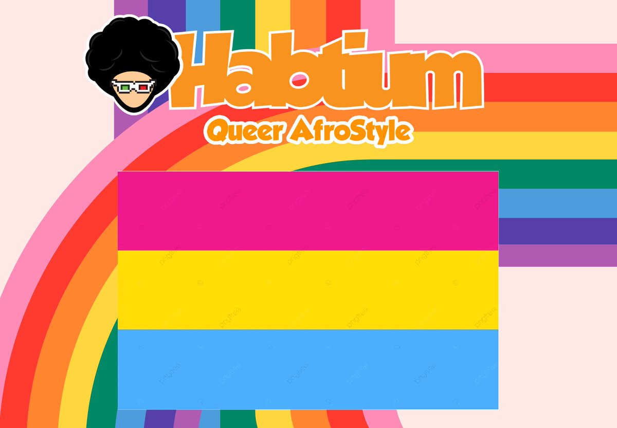 habtium's tweet image. 📌 #Dinámica Queer AfroStyle 👒👗

👉 En esta oportunidad tendrás que recrear tu look con los colores de la bandera Pansexual ⛳

Recuerda usar el hashtag #QueerStyle y colocar tu nombre en la web para que tu participación sea válida. 🧐
