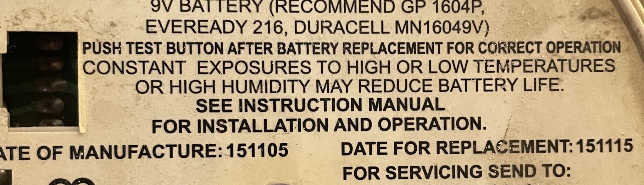 TheMoustacheCop on Twitter "Serious tweet, smoke alarm battery went flat the other night