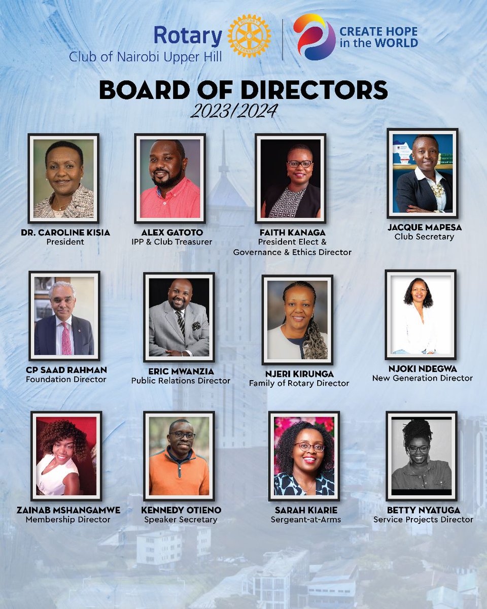 RCUpperhill's tweet photo. Today, we install our Board of Directors for 2023/24! Join us tonight from 6pm!

#rcupperhill 
#weariness
#createhopeintheworld https://t.co/zEBJeovzGq