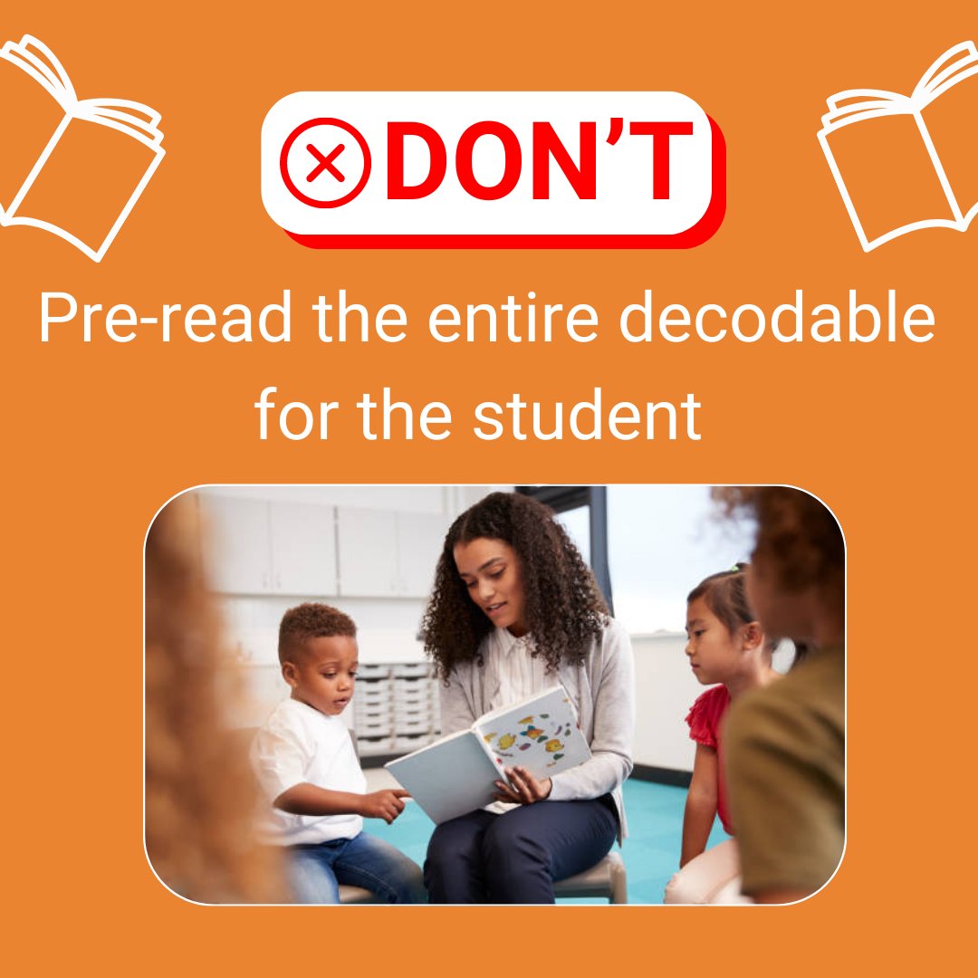 (Part 1) Literacy expert, Dr. Heidi Anne Mesmer, shares her Do's and Don'ts of Decodable Books:

Read Dr. Mesmer's full blog here: justrightreader.com/blogs/news/wha…

#JustRightReader #Decodable #ScienceofReading 📖✨