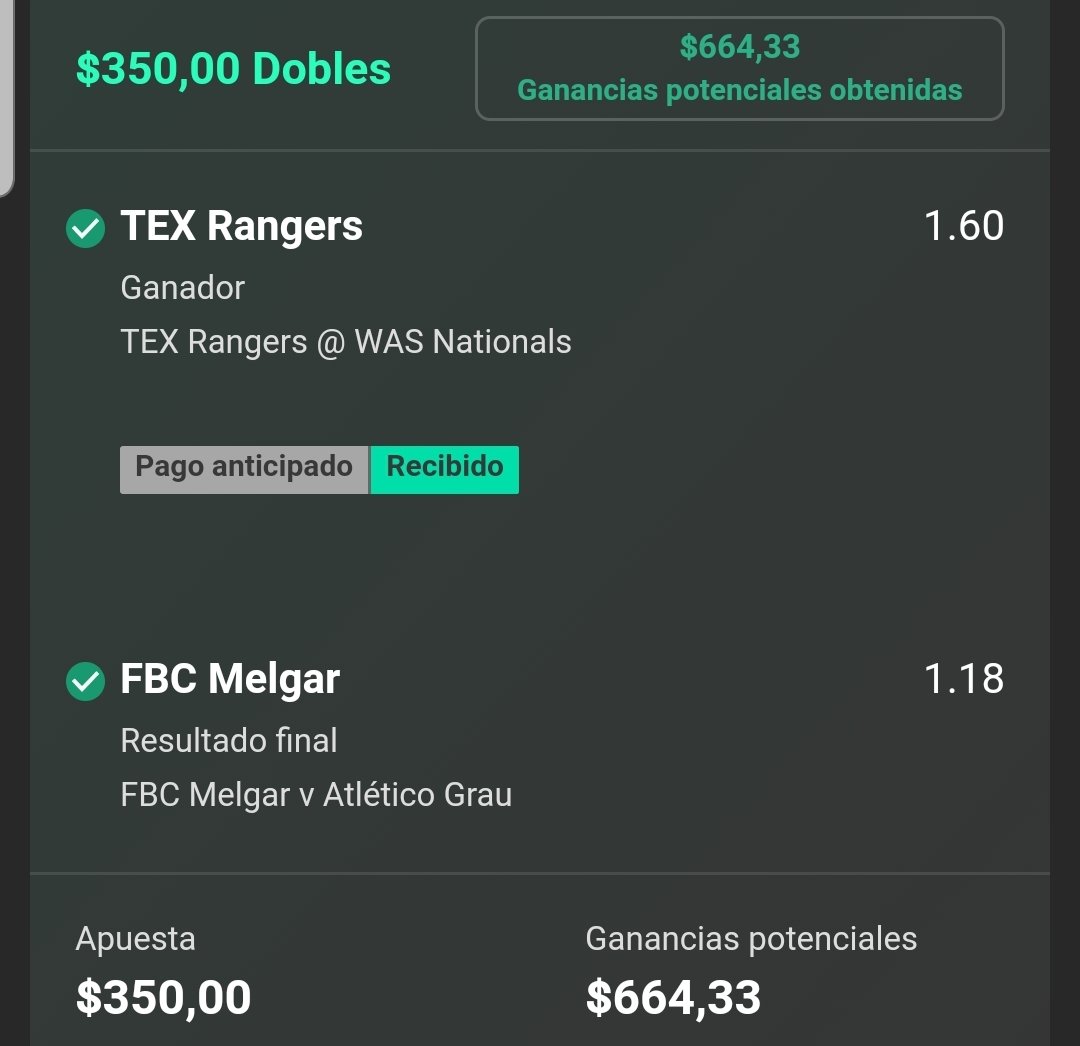 AbsolutPicks1's tweet photo. Y arrancamos con un hermoso ✅🏆🦈
Ya tenemos abiertos los cupos para hoy!
Info al DM📩 https://t.co/YDjuCElzx2