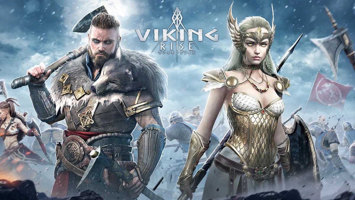 【ヴァイキングライズ】
ヴァイキングたちが主人公の北欧神話をベースとしたストラテジー！ 

世界観が美しく表現されていて季節の移り変わりなどの表現がとても綺麗✨

未知のモンスターを倒し領地を拡張していくのが面白いです❗️

詳しくはこちら⬇️
sakuya-game.com/vikingrise-rev…