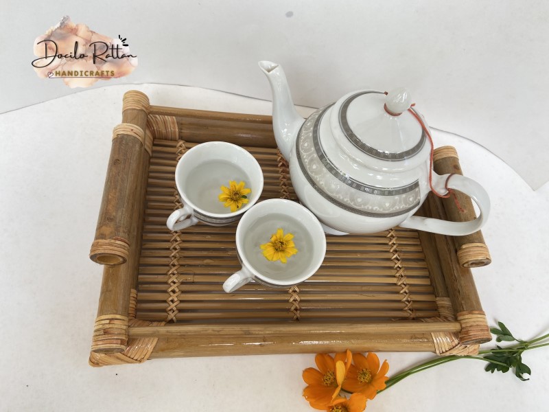Get ready to elevate your tea-drinking experience with this stunning bamboo tea tray. The perfect companion for your favorite teapot, this elegant tray is as functional as it is beautiful.  😍🌿 #TeaLovers #TeaTime #TeaTray #ElevateYourTeaExperience'