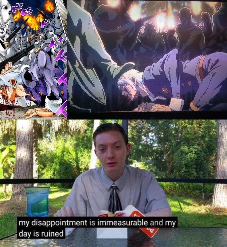 Otaking on Twitter "It's a real pic from Jojo part 6 btw, but Netflix