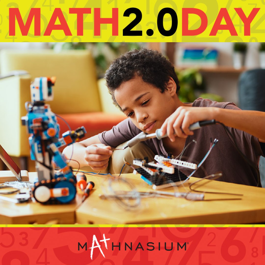 It's #Math20Day — a day to celebrate #mathematics and its important role in technological advancement. From innovation in entertainment, to travel and computation, the world runs on math. We know it rules… everyone should! 🙌🧮😉 #Mathnasium #CLTM #STEM