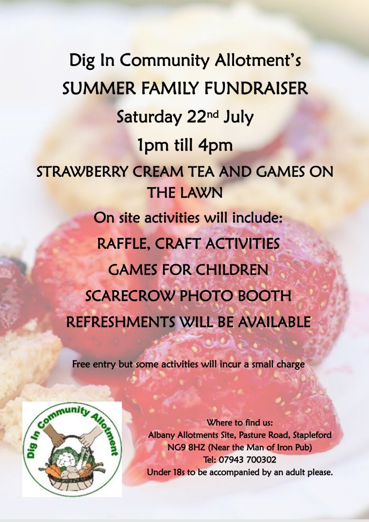 Two weeks until Dig In's summer event 🤗
If anyone is able to help us on site from 10am with set up, even for just a hour do get in contact 💚