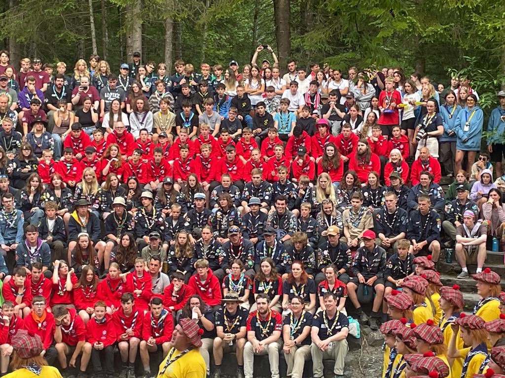 FMHscouts's tweet photo. Yesterday evening we attended an international campfire. Our scouts performed a song which was brilliant #KISC #Adventure #114ontour https://t.co/QloRux3i99