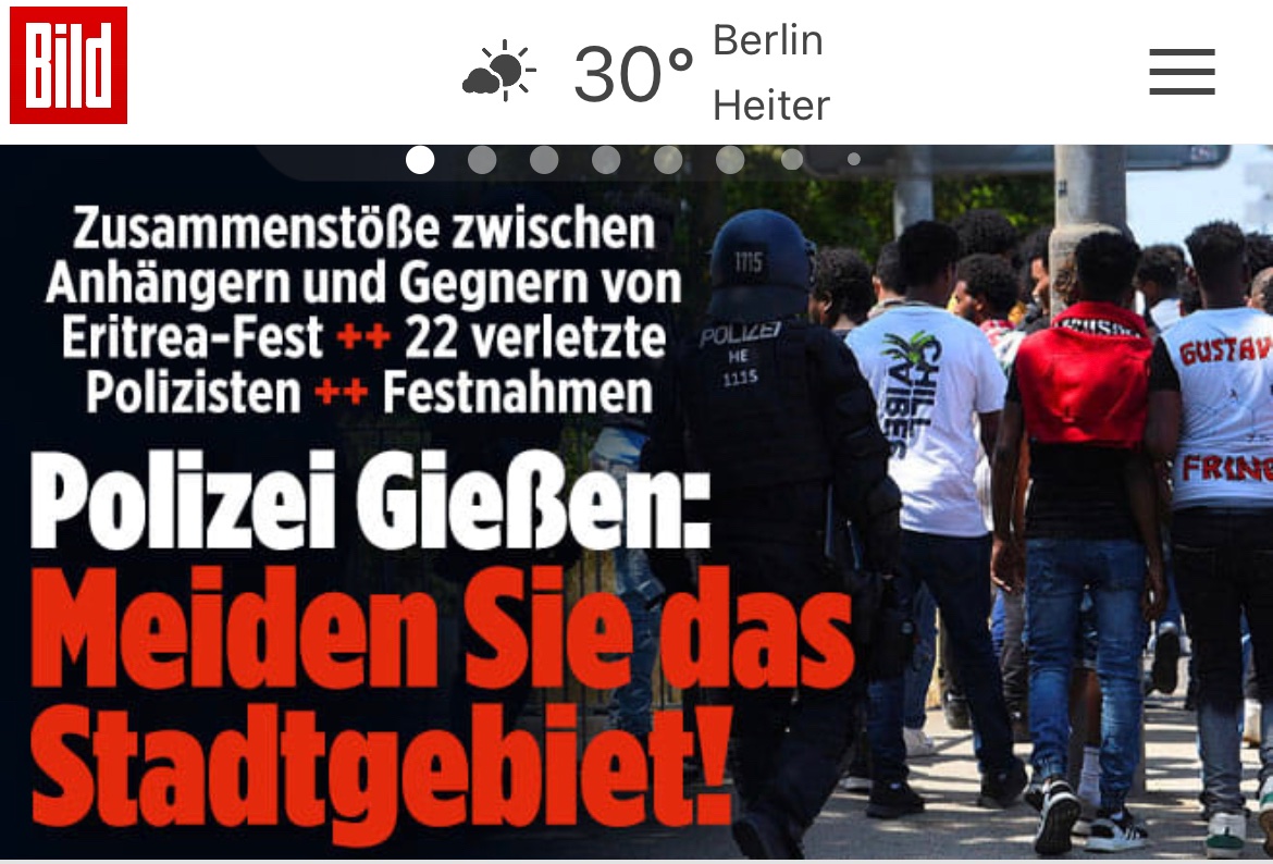 FreifrauvonF's tweet photo. Meiden Sie das Stadtgebiet liebe Bürger Gießens. Ihre Stadt gehört jetzt anderen?
Armes Deutschland 😠 https://t.co/YIMUdxWWNe