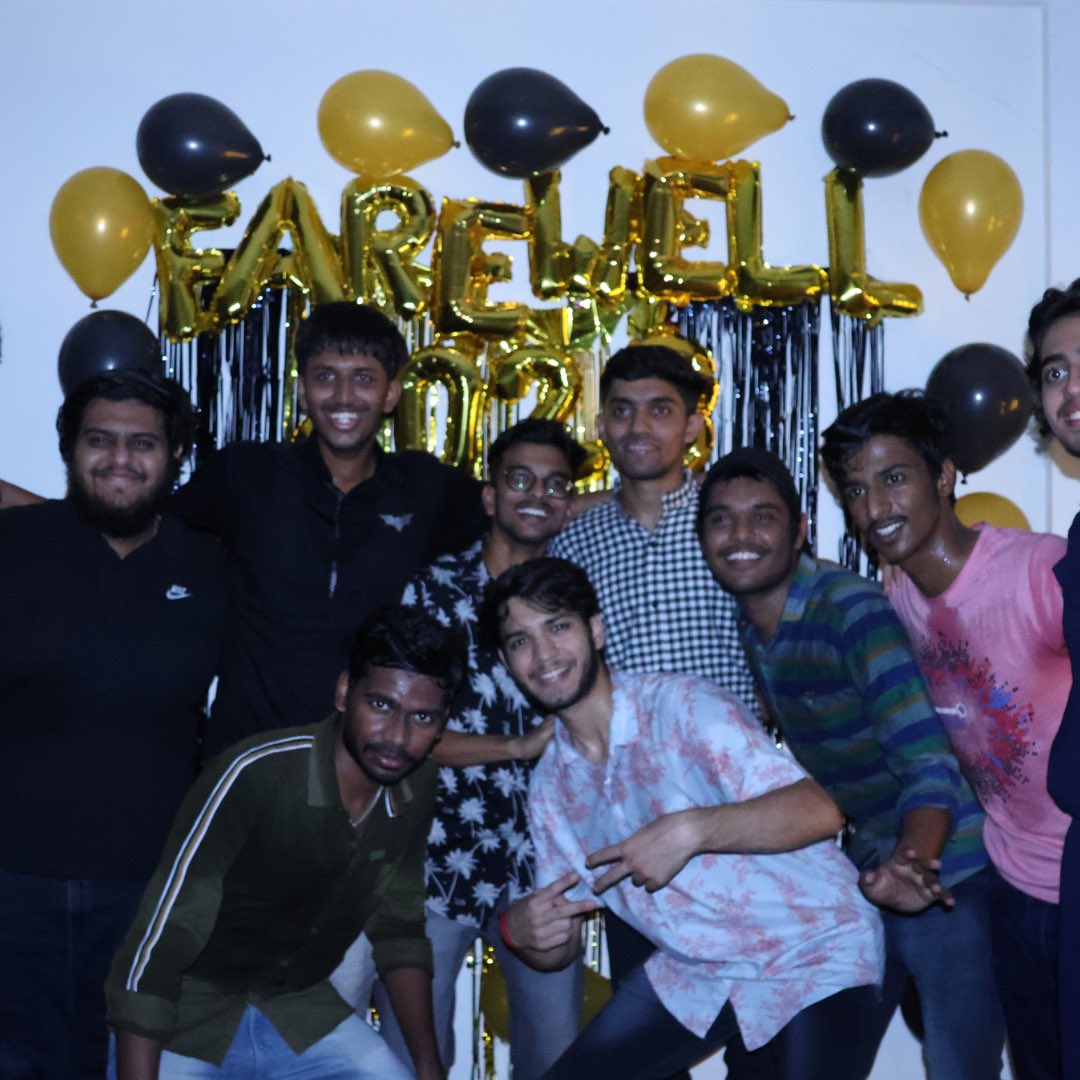 Surprise farewell party at Vijaybhoomi University! Fashionable outfits, energetic vibes, and unforgettable memories. 😍

Check out the pics!

#VijaybhoomiUniversity #FarewellParty #CollegeLife #MemorableNight