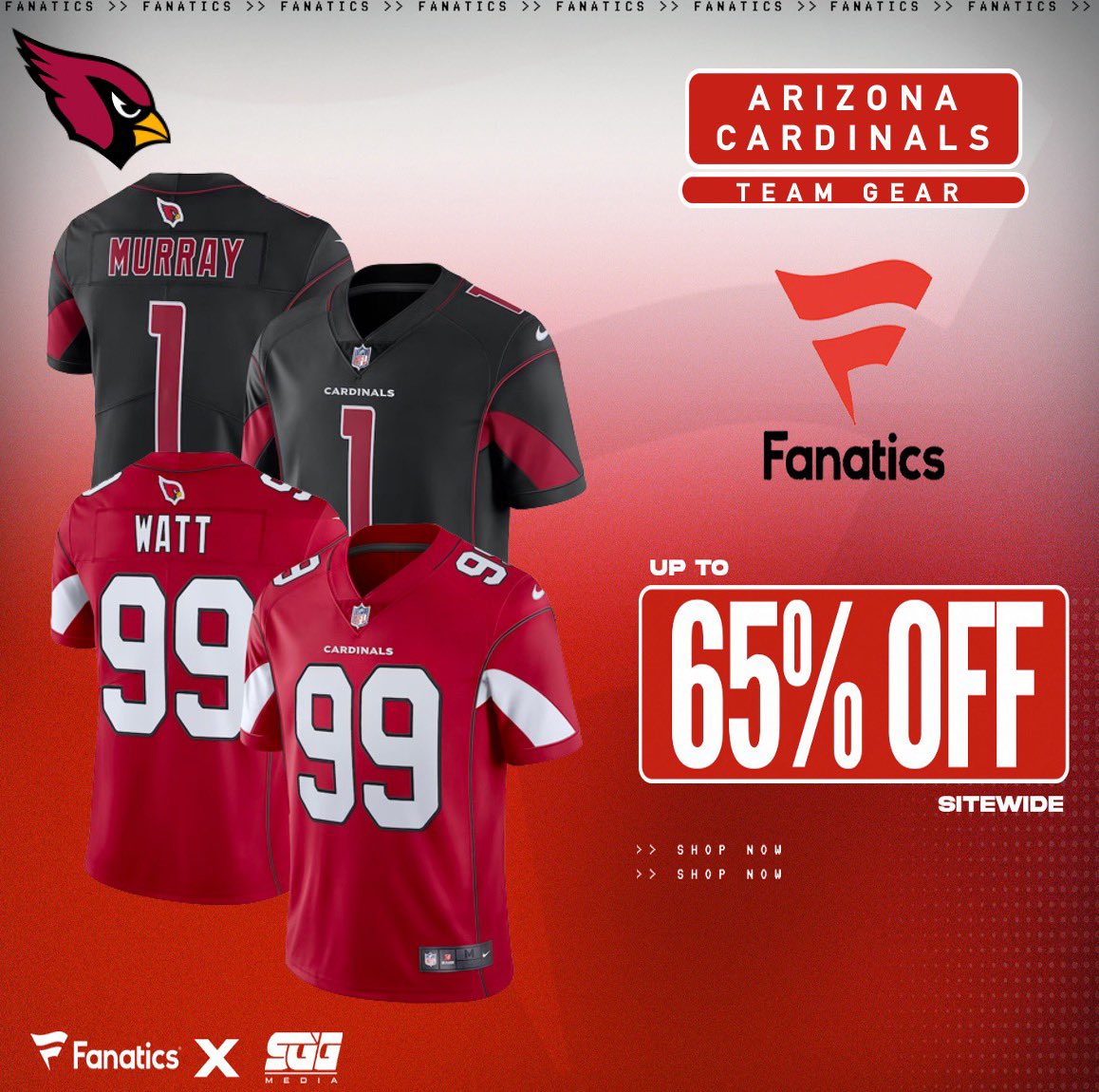 SGG Promos on Twitter "ARIZONA CARDINALS OFFSEASON SUPER SALE