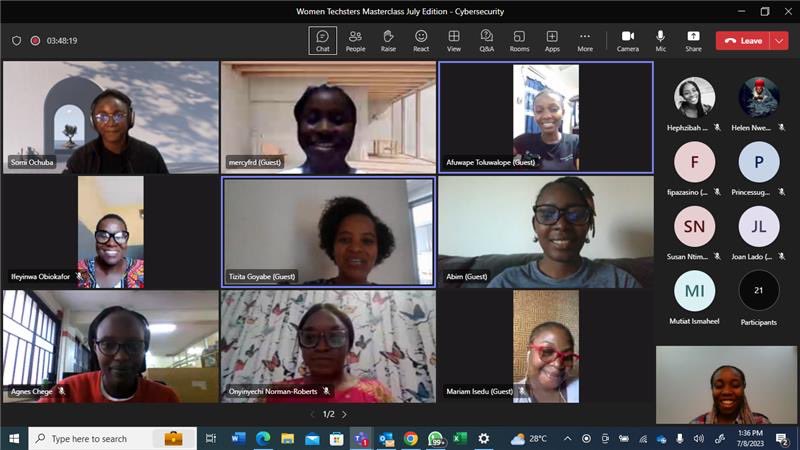 Tech4DevHQ's tweet photo. If you registered and attended the masterclass, we want to hear from you!
Please leave a comment about how the session went
#WomenTechsters #CybersecurityMasterclass
#WomenTechstersMasterclass #Tech4Dev https://t.co/SiZOeEfZBZ