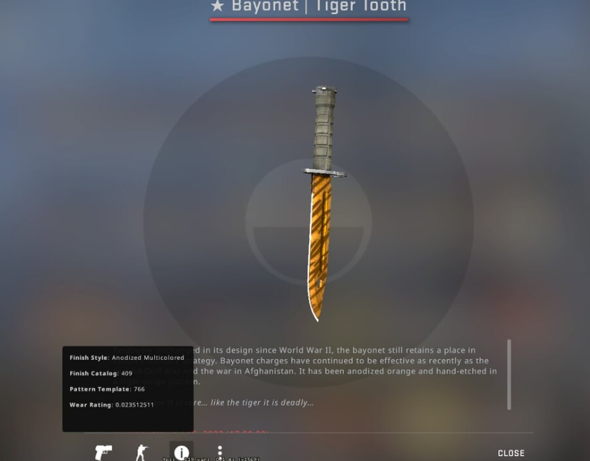 SulleyMate's tweet photo. Just unboxed my first ever knife, Bayonet Tiger Tooth Factory new, wow what a moment https://t.co/ekjfcFvheJ