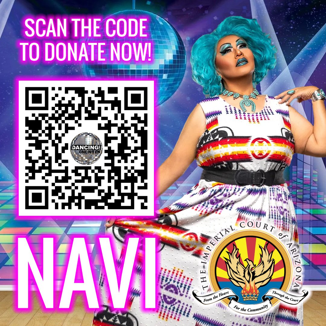 I'm a contestant for 2023 Dancing for one*n*ten. All money raised will be going to this amazing organization that helps LGBTQI2S youth &amp; young adults. Every dollar helps. Let's do this together. Click the link below or use the QR code. 

give.onenten.org/naviho 

Xoxo, Navi Ho 🩵