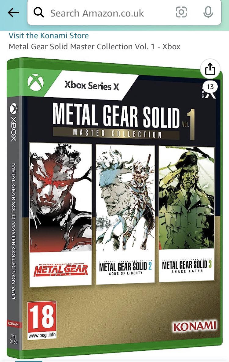 XMarksBox's tweet photo. The question is do I want to play MGS in 4K with Achievements ❎ or have the ability to play it while I poop 💩?
Hard choice #MGS #MetalGearSolid #MGSCollection https://t.co/QmblSvDy3f
