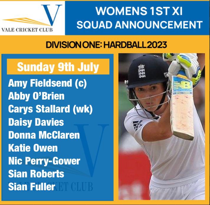 valeccWandG's tweet photo. Team for tomorrow 🏏 looking forward to it @CardiffCC https://t.co/qDkDV9Gdts