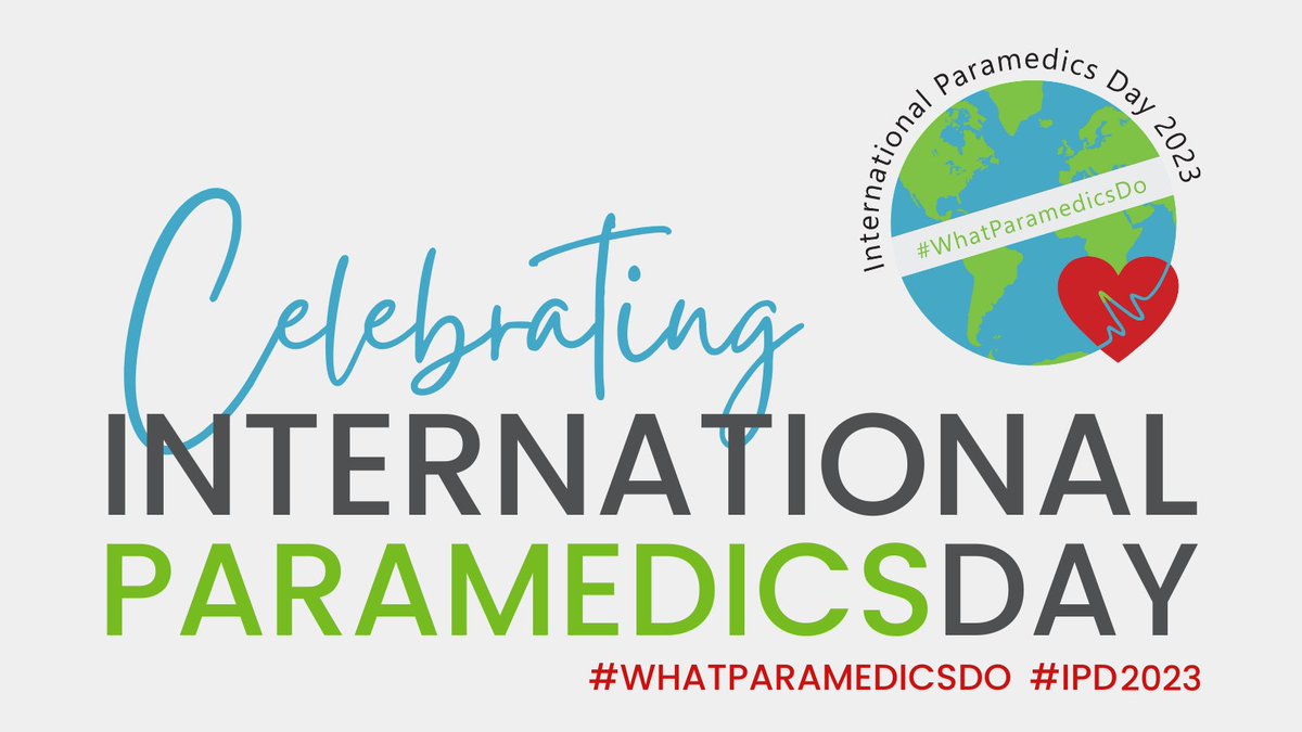 Paramedics are trained to recognize medical symptoms and provide crucial care and support when every second counts. 

Today we wish everyone a Happy International Paramedics Day! 🎉 
#WhatParamedicsDo