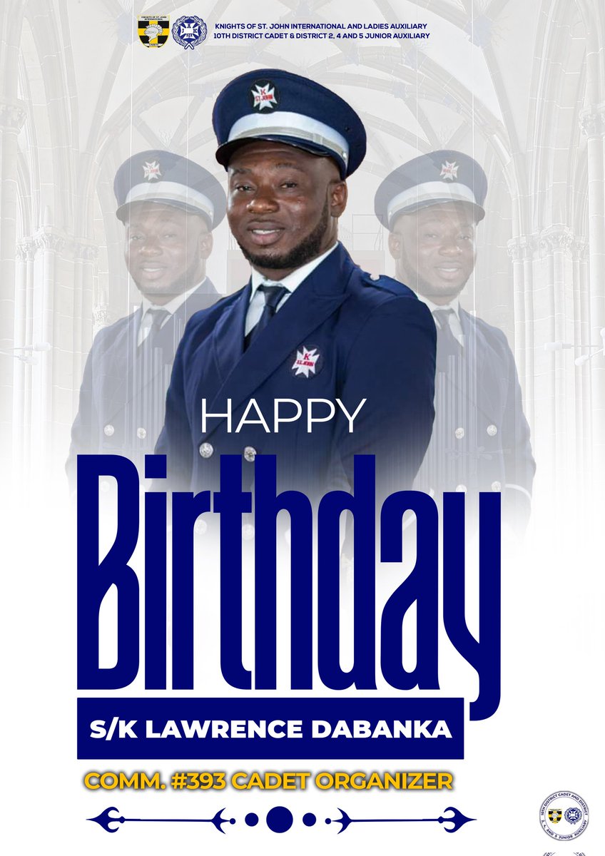 CadetDistrict's tweet photo. On your birthday, I wish that your faith in God will become even stronger and that God’s love will keep you going. Happy Birthday!🎉🥂 https://t.co/bjz9Dqid1r