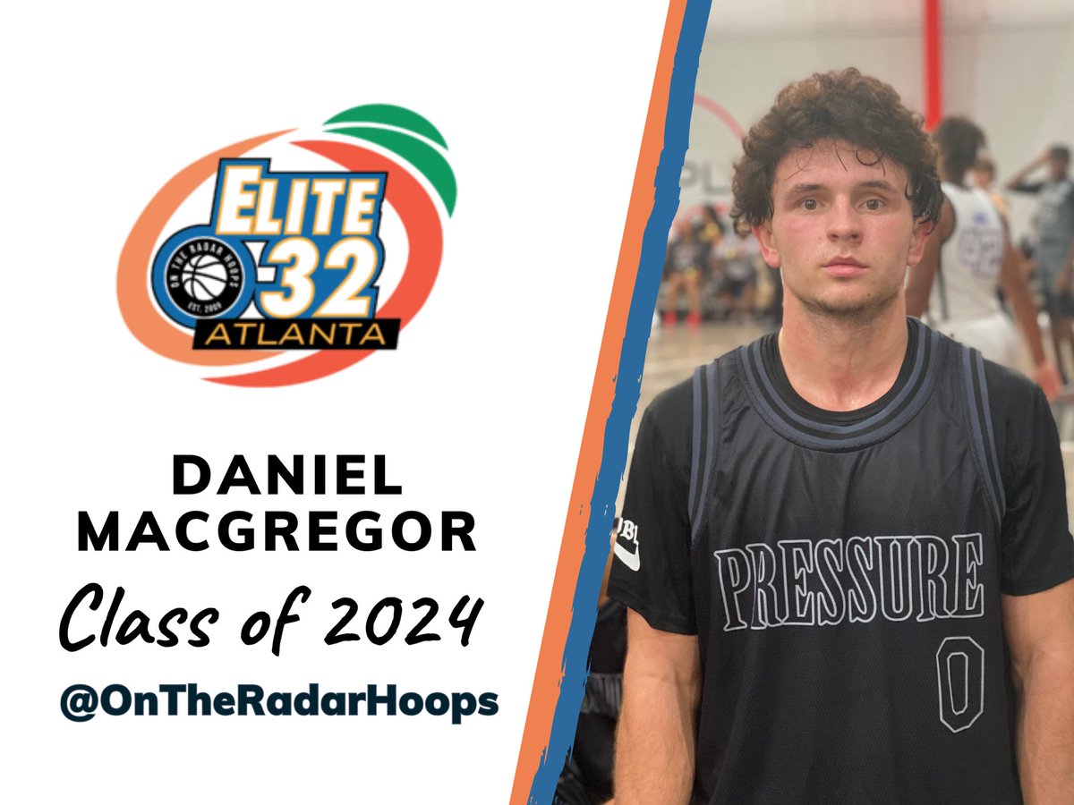 Daniel MacGregor is running with Pressure Elite today and directing traffic like a pro.

He’s got a tight handle, quick first step, and some excellent court vision. Offers include FGCU, Stetson, NJIT, and Dartmouth.
