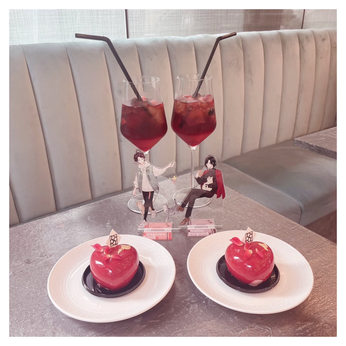 miIktea_v's tweet photo. 本日のカフェ♡念願の探偵と助手だった；； https://t.co/LFseLVSmXS