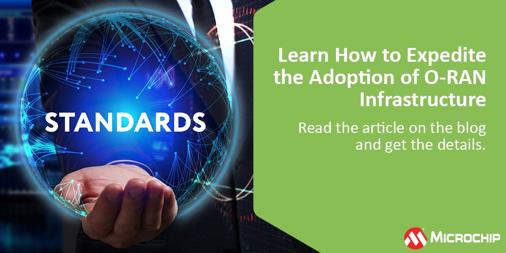 MicrochipTech's tweet photo. O-RAN has opened up a new market for semiconductor vendors. Learn about the challenges to speed adoption and what can be done to accelerate the uptake of O-RAN infrastructure: https://t.co/4E5rA0N9ag. #oran #infrastructure #openradioaccessnetwork #communication https://t.co/R7wqirjQfO