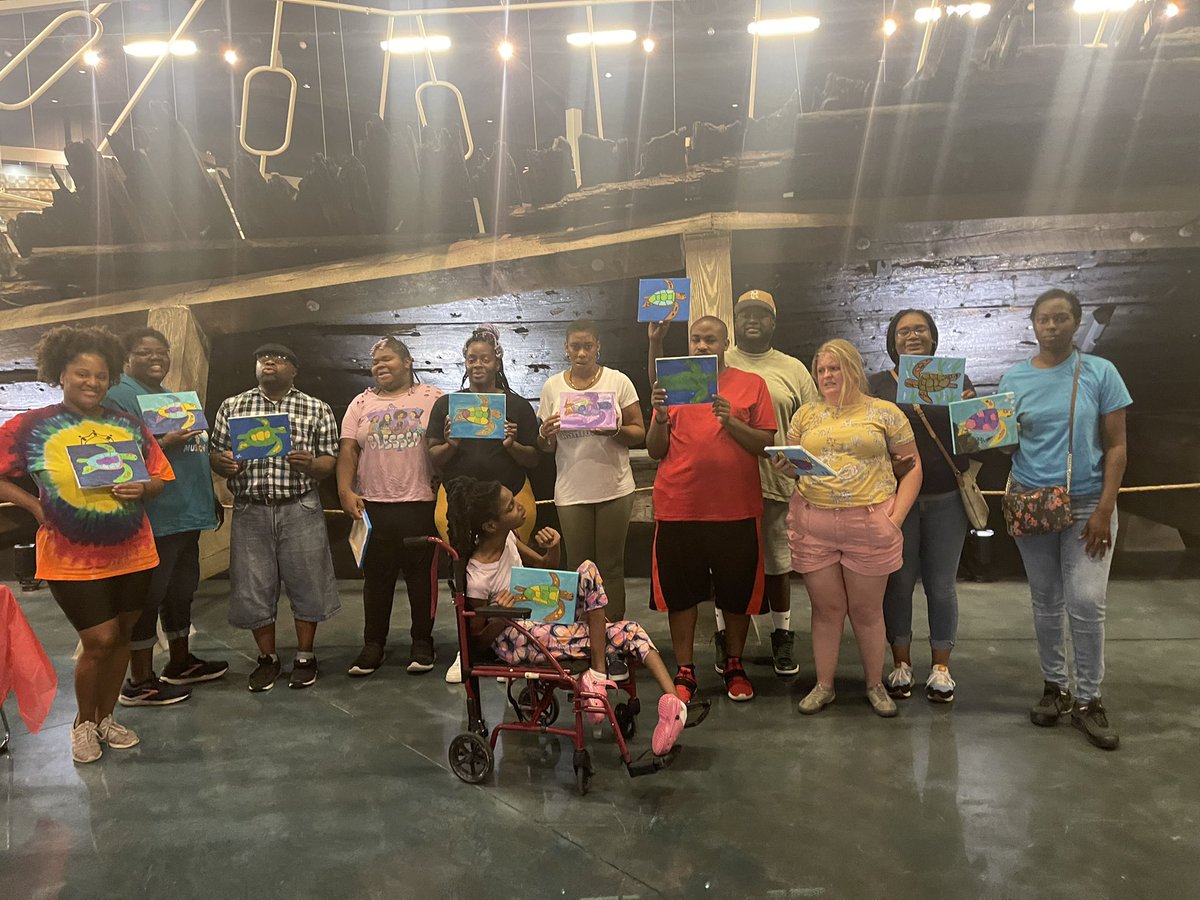 cssneuse1's tweet photo. We had the opportunity to host the workers of Independent Human Services and their clients for the very first time here at the museum!Everyone had such a fun time and really enjoyed themselves.Thank you to our staff member Andy for leading the tour today, thanks for coming ❤️ https://t.co/kE7lQ3k8N8